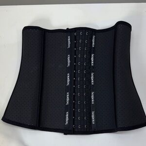 NIB Herganics Black Waist Trainer Corset